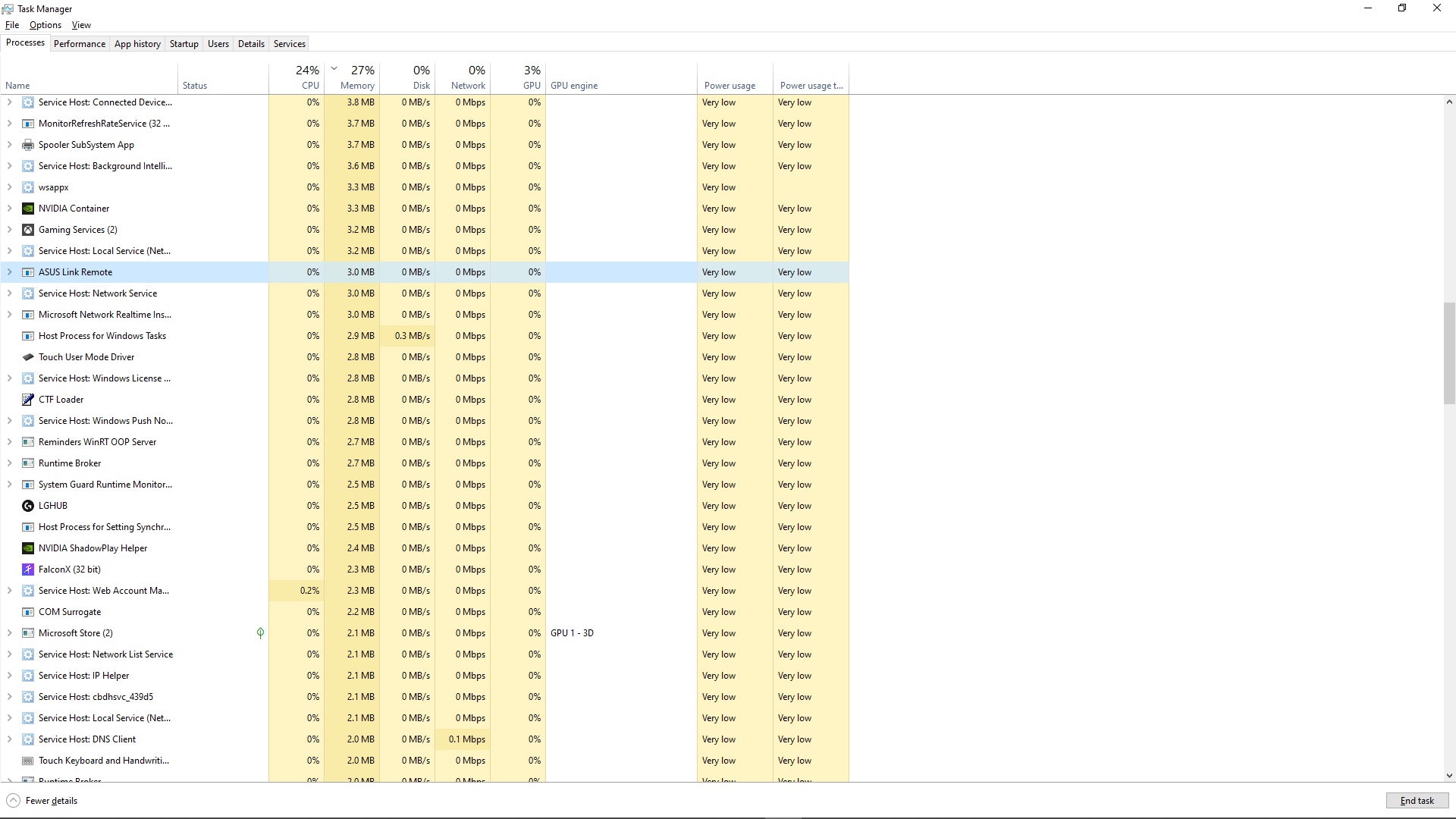 Is it normal for windows 10 to spend around 4.5Gb of memories on ...