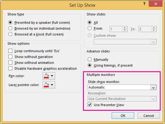 Present a powerpoint on a 2x2 monitor array - Microsoft Q&A
