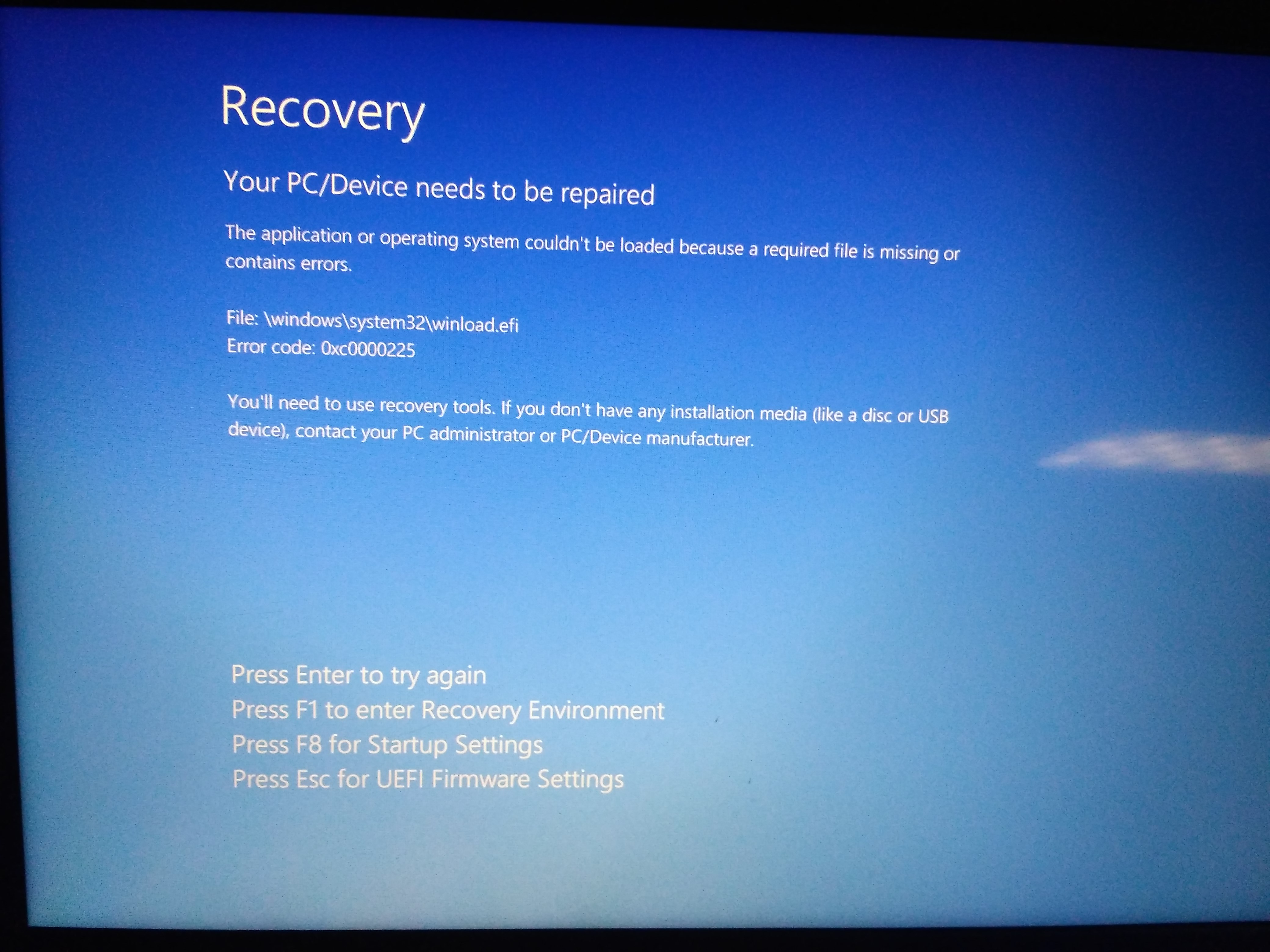Laptop lock screen has lost the credentials how to fix this ...