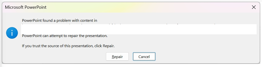 I can’t access my PowerPoint document from the cloud - Microsoft Q&A