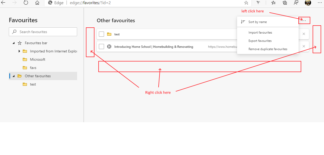 How do I sort favorites in alphabetical order? - Microsoft Q&A