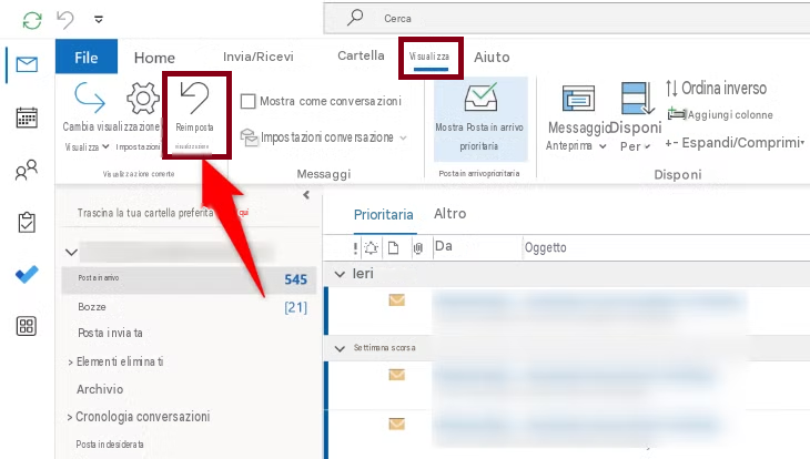 CercaFileHomeInvia/RiceviCartellaVisualizzaAiutoCambia visualizzazioneVisualizzaImpostazioniReimposta visualizzazioneMostra come conversazioniImpostazioni conversazioneMostra Posta in arrivo prioritariaPosta in arrivo prioritaria↑↓ Ordina inversoMessaggioDisponiAnteprimaPerAggiungi colonne+- Espandi/Comprimi▾MessaggiVisualizzazione correnteTrascina la tua cartella preferitaquiPrioritariaAltroDisponi<Posta in arrivo545IeriOggettoBozze[21]Posta inviata> Elementi eliminatiSettimana scorsaArchivio> Cronologia conversazioniPosta indesiderataDa