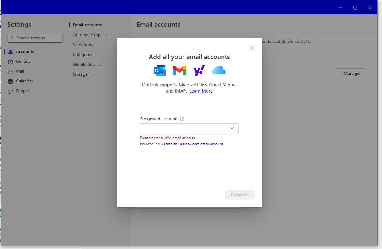NEW Outlook; can't add Google Workspace account with same email address ...