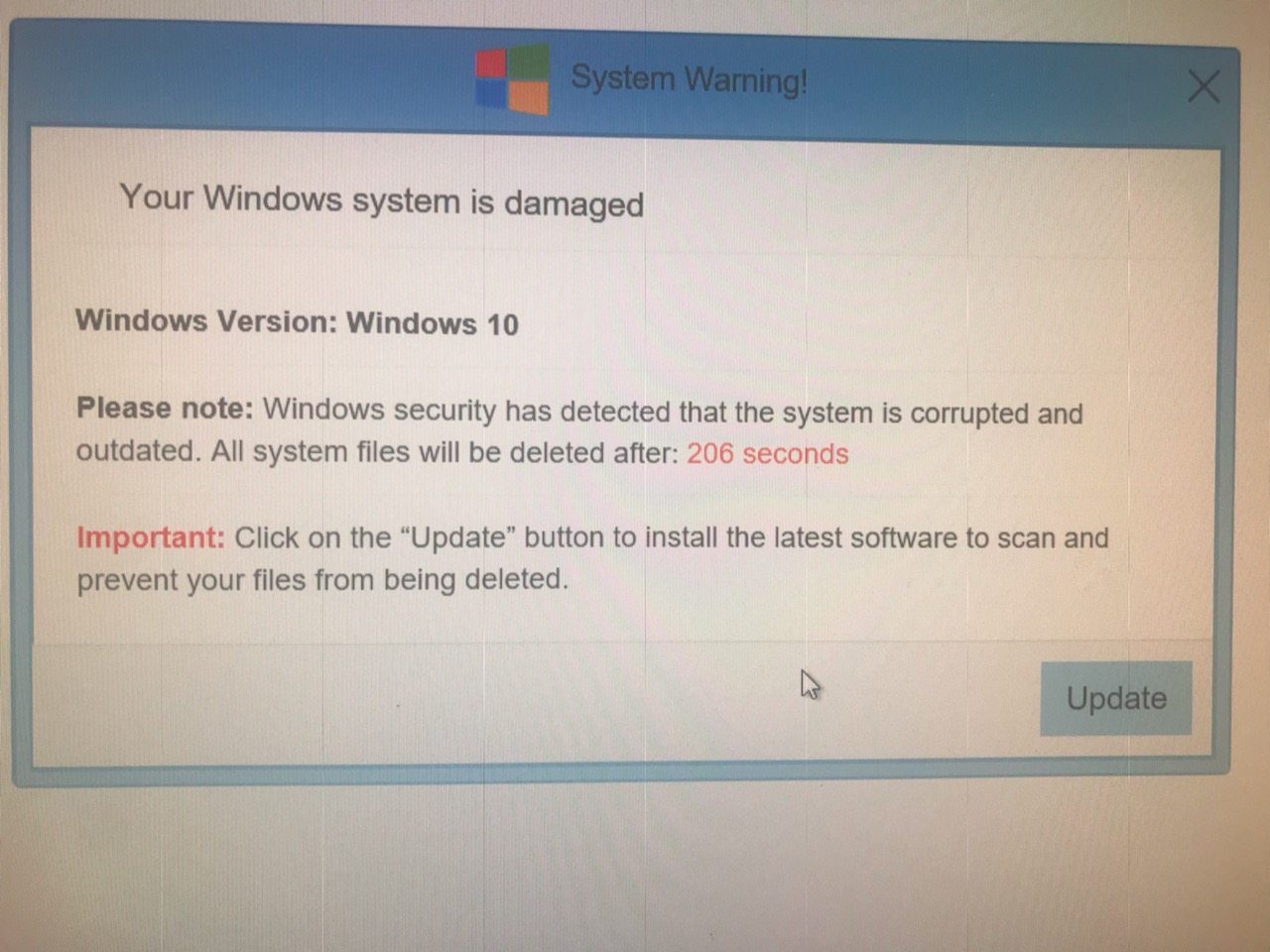 Windows 10 erroer 
