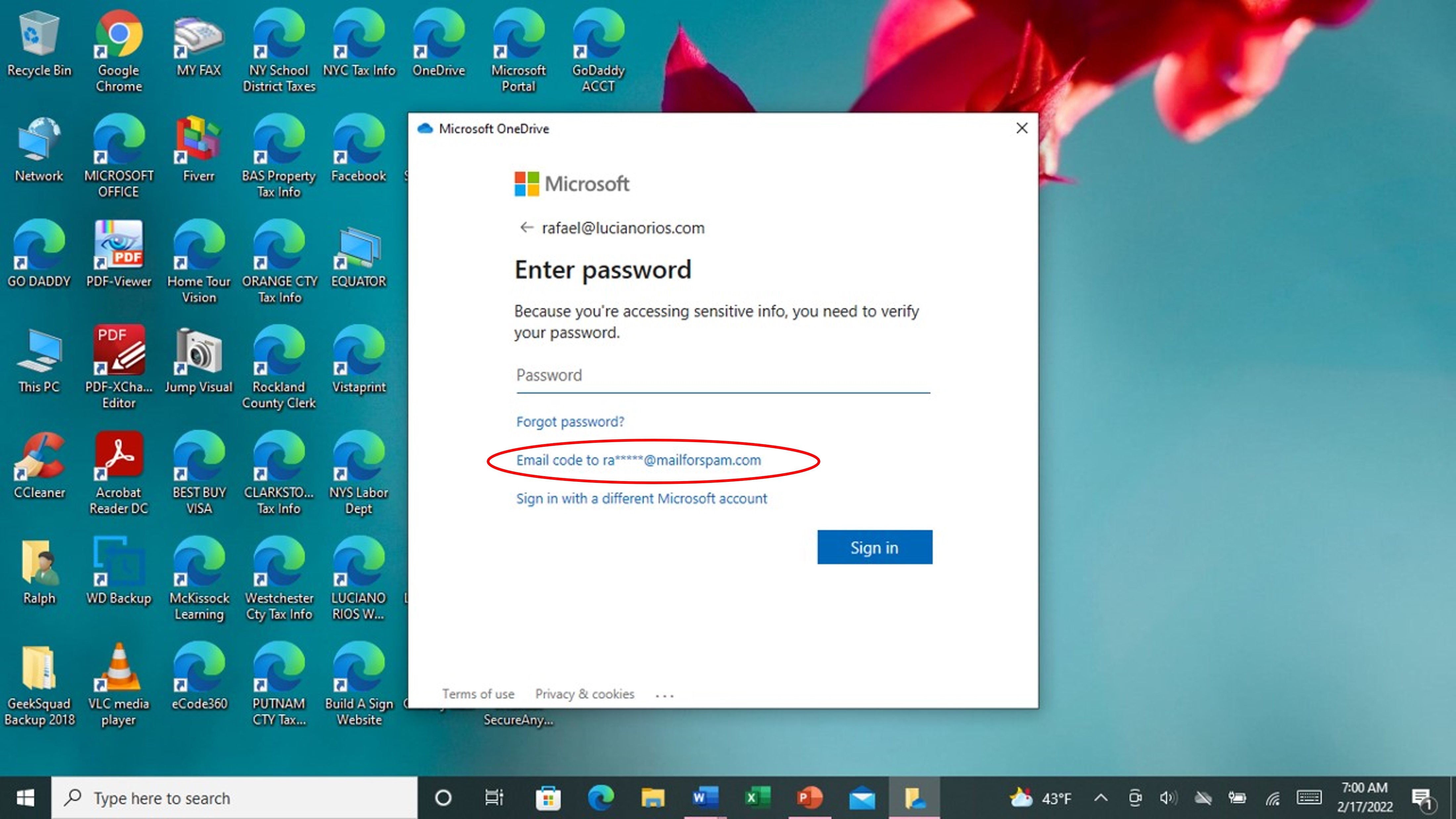 Microsoft Account Email ID Doesn't Exist - Conflict between Work/school ...