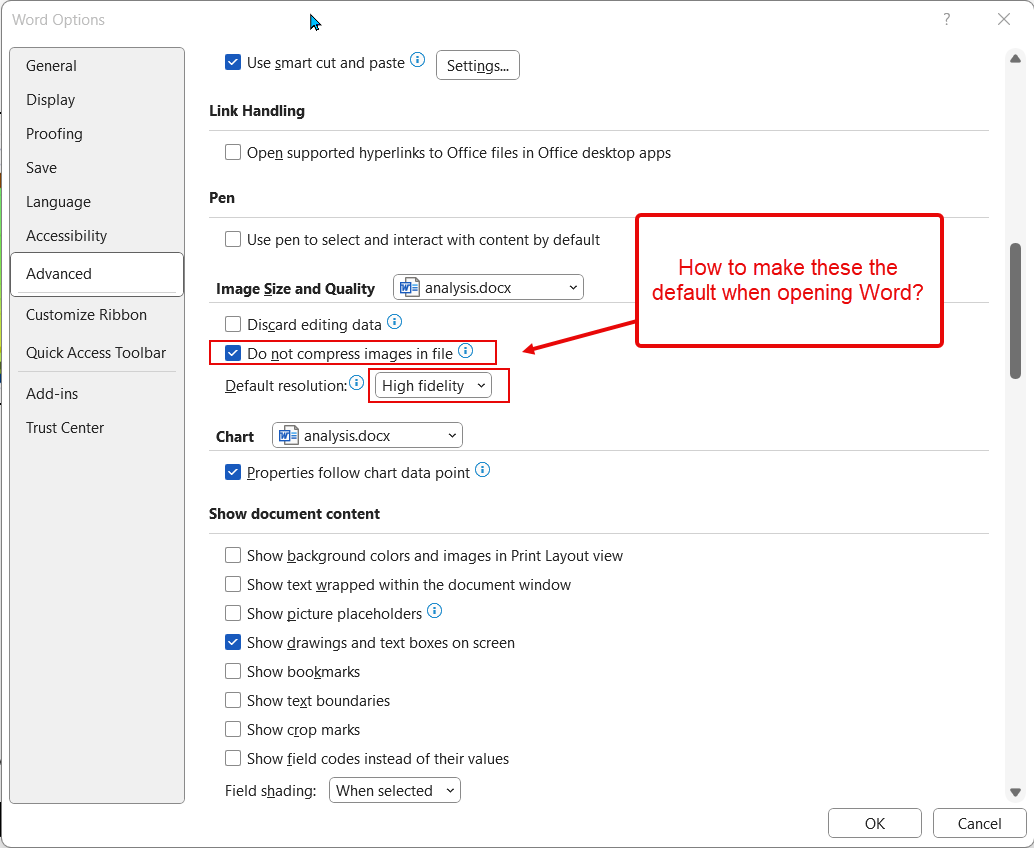 Microsoft Word Constantly Degrades Images - Despite Adjusting Settings ...