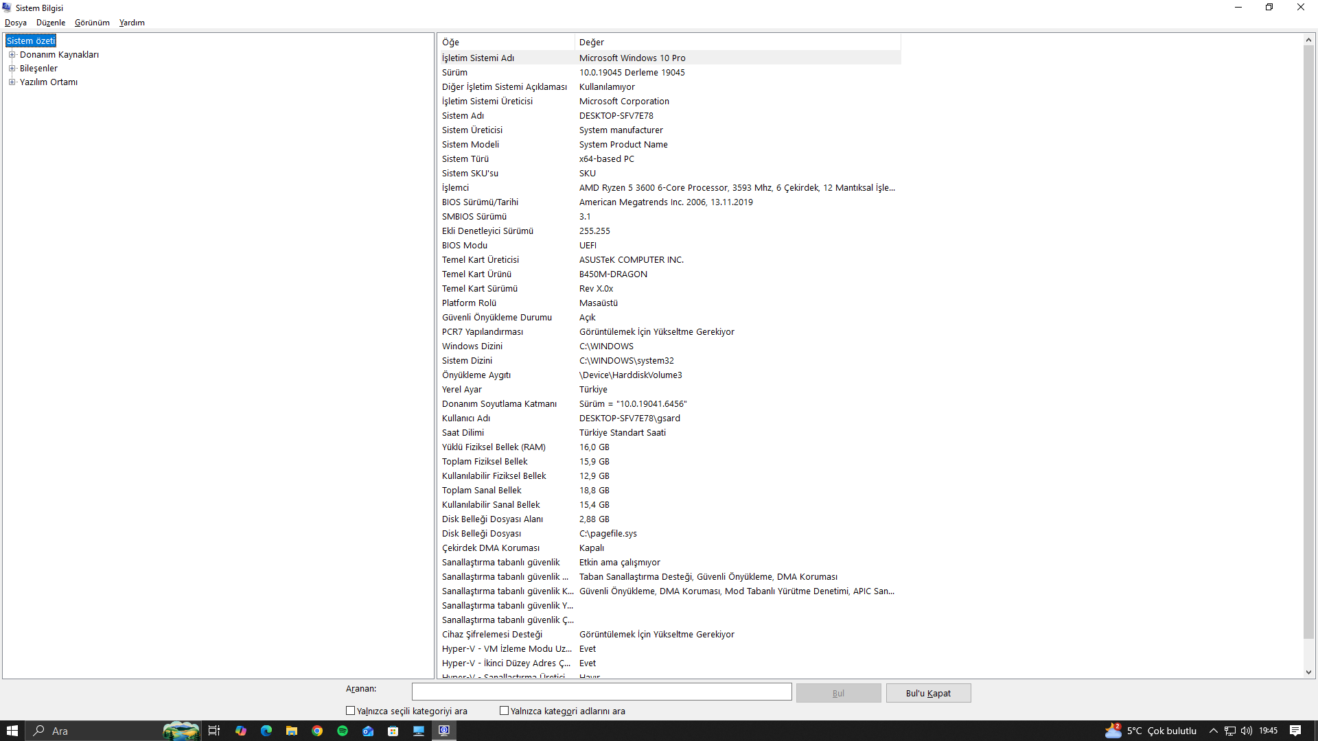 Kullanıcının resmi