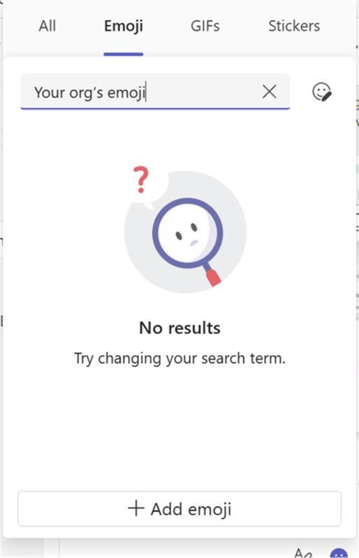 How to add custom emoji? Button isn't appearing. - Microsoft Q&A