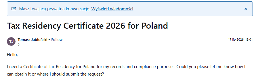 Obraz użytkownika