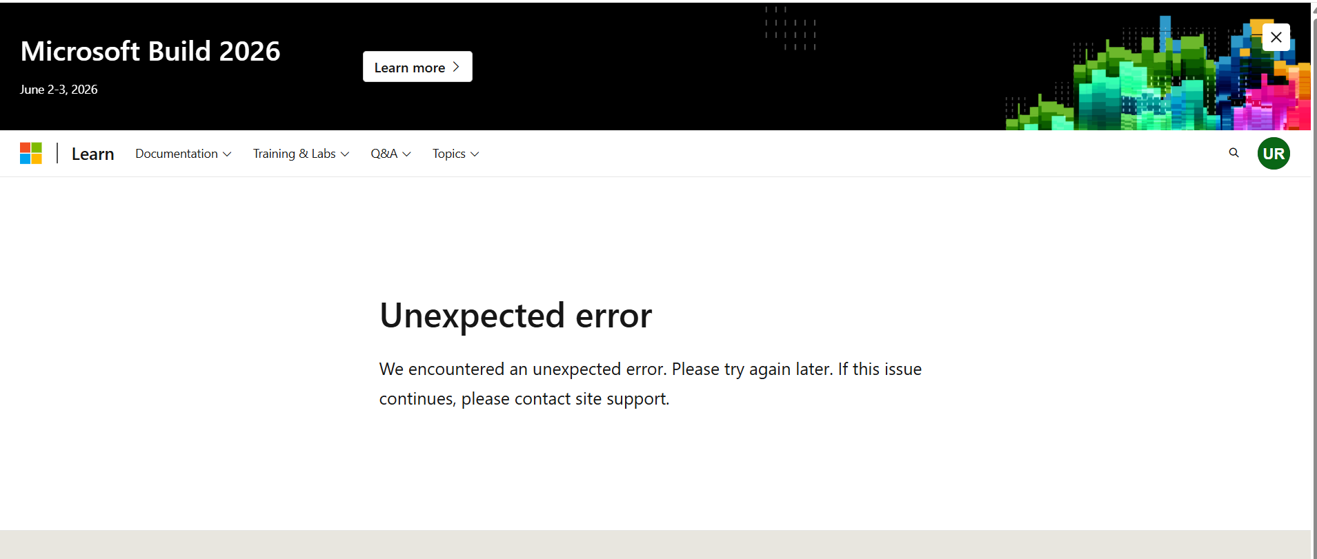 Unable to complete AZ-900 exam registration due to unexpected error on ...