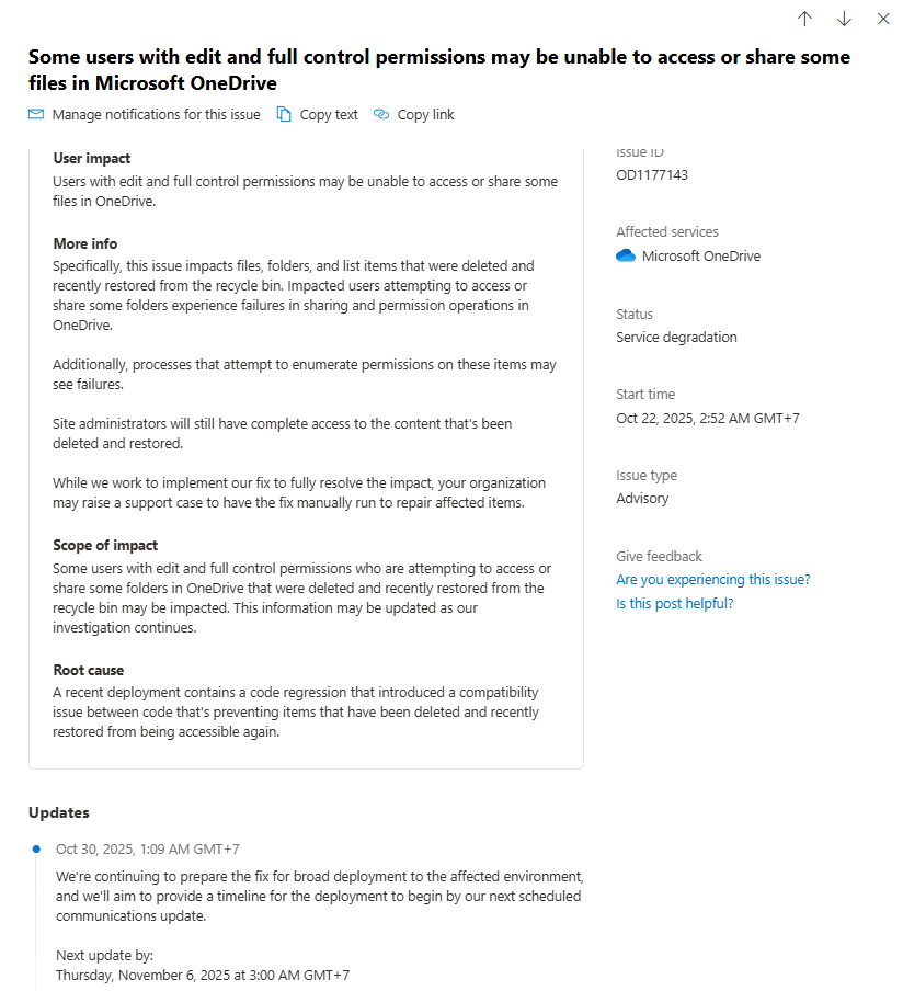 Unable to share documents with some colleagues - Microsoft Q&A