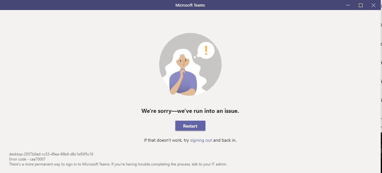 teams failed - Microsoft Q&A