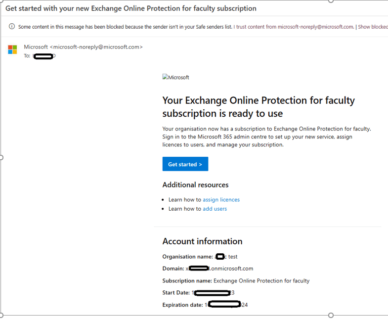 Can't access admin panel after starting trial as the email I have is a ...