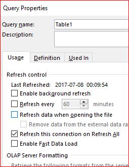 Refresh All Button Not Refreshing Pivot Tables Excel 2016 - Microsoft Q&A