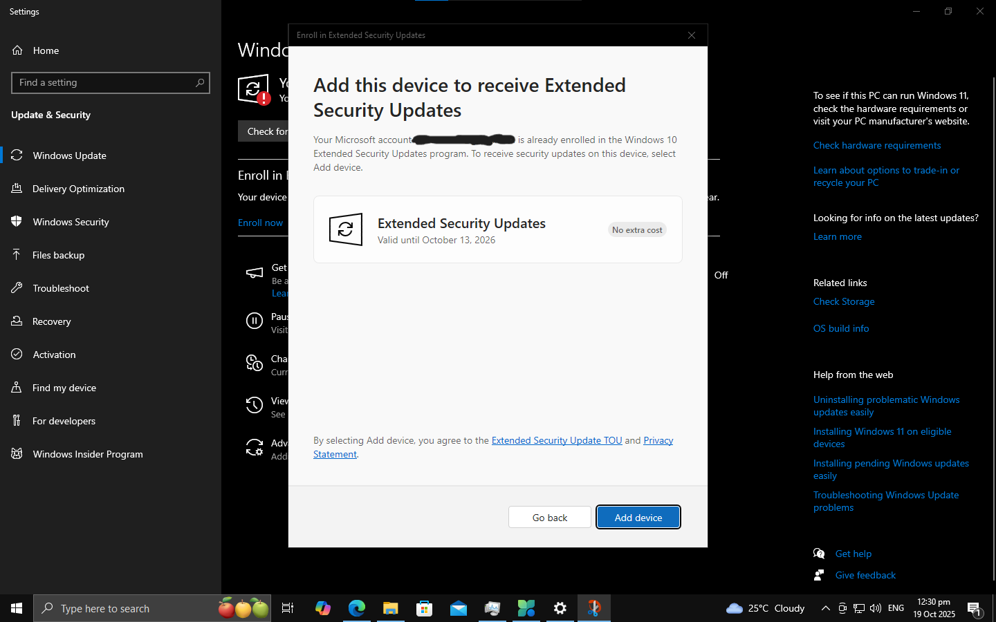 w10.esu.settings.winupdate22Screenshot 2025-10-19 122953
