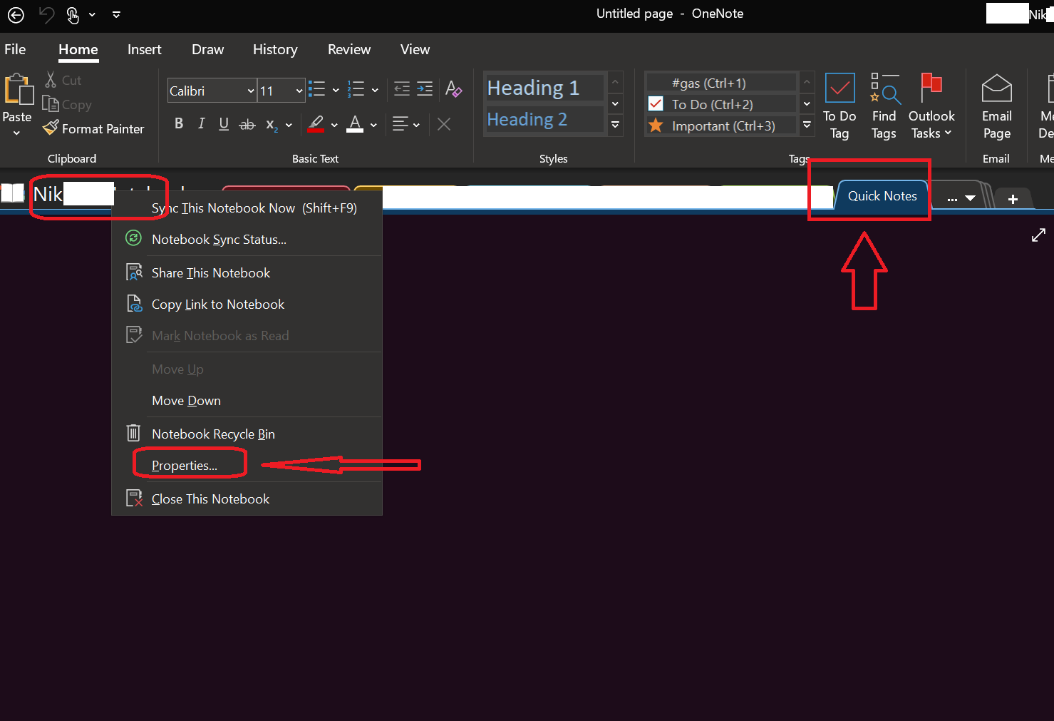Changing Quick Notes Save Location - Microsoft Q&A