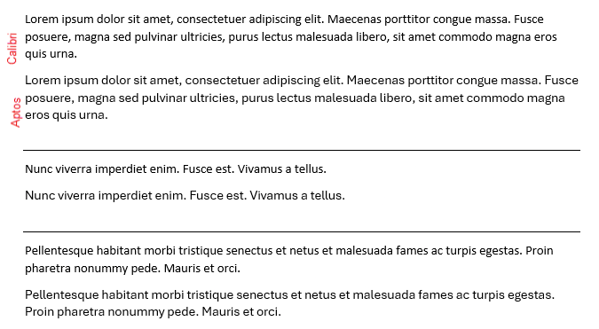 Why does Aptos font look just like Calibri? - Microsoft Q&A