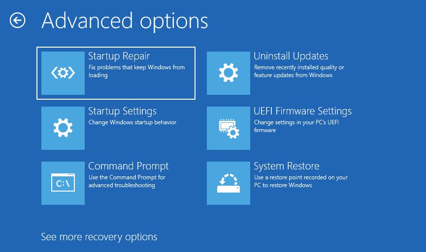 Startup Repair