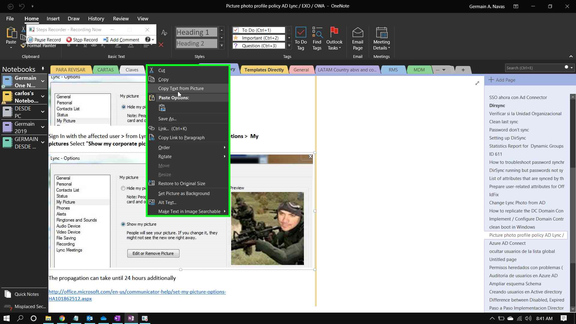How to convert pictures into tex in OneNote? - Microsoft Q&A