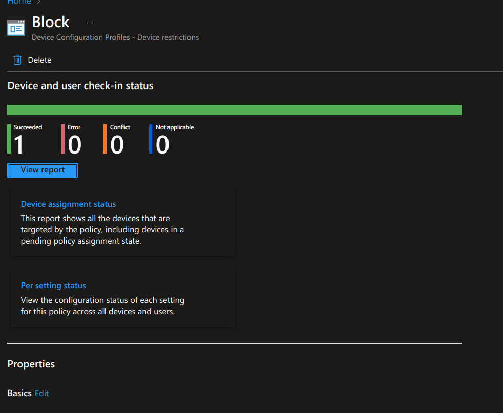 Configuration policies do not work on iPhone - Microsoft Q&A
