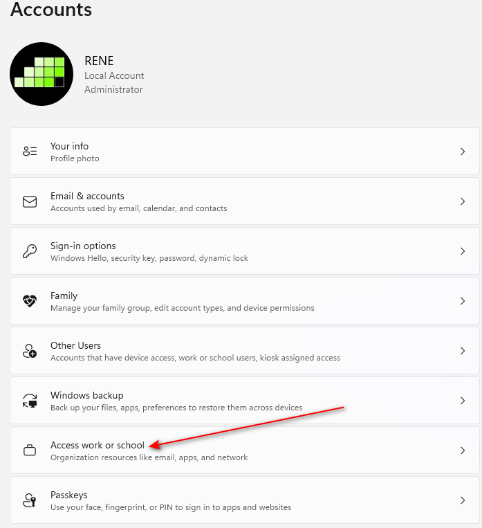 windows 11 remove microsoft email account