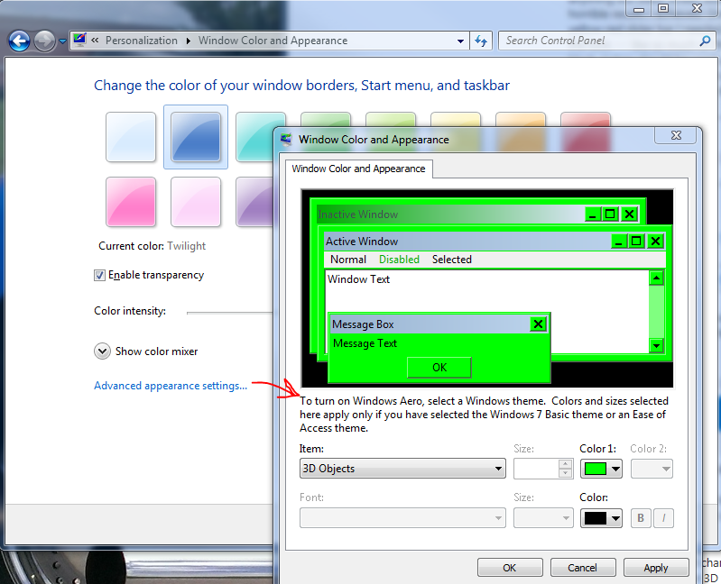 Changing Windows Scroll-Bar color - Microsoft Q&A