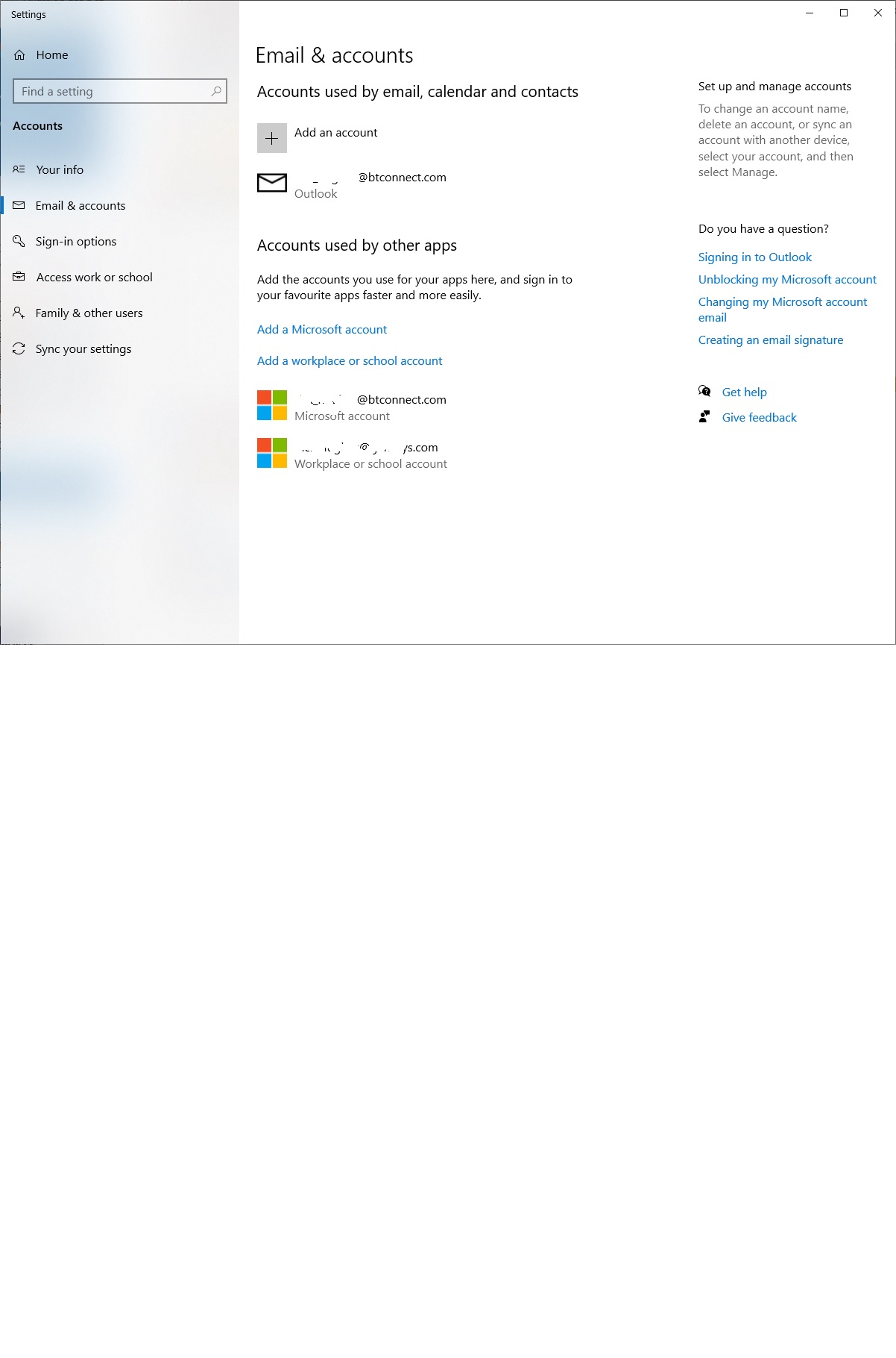 Removing unused account - Microsoft Q&A