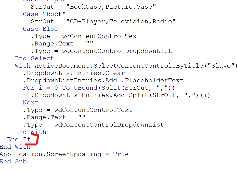 Cascading content control list boxes - Microsoft Q&A