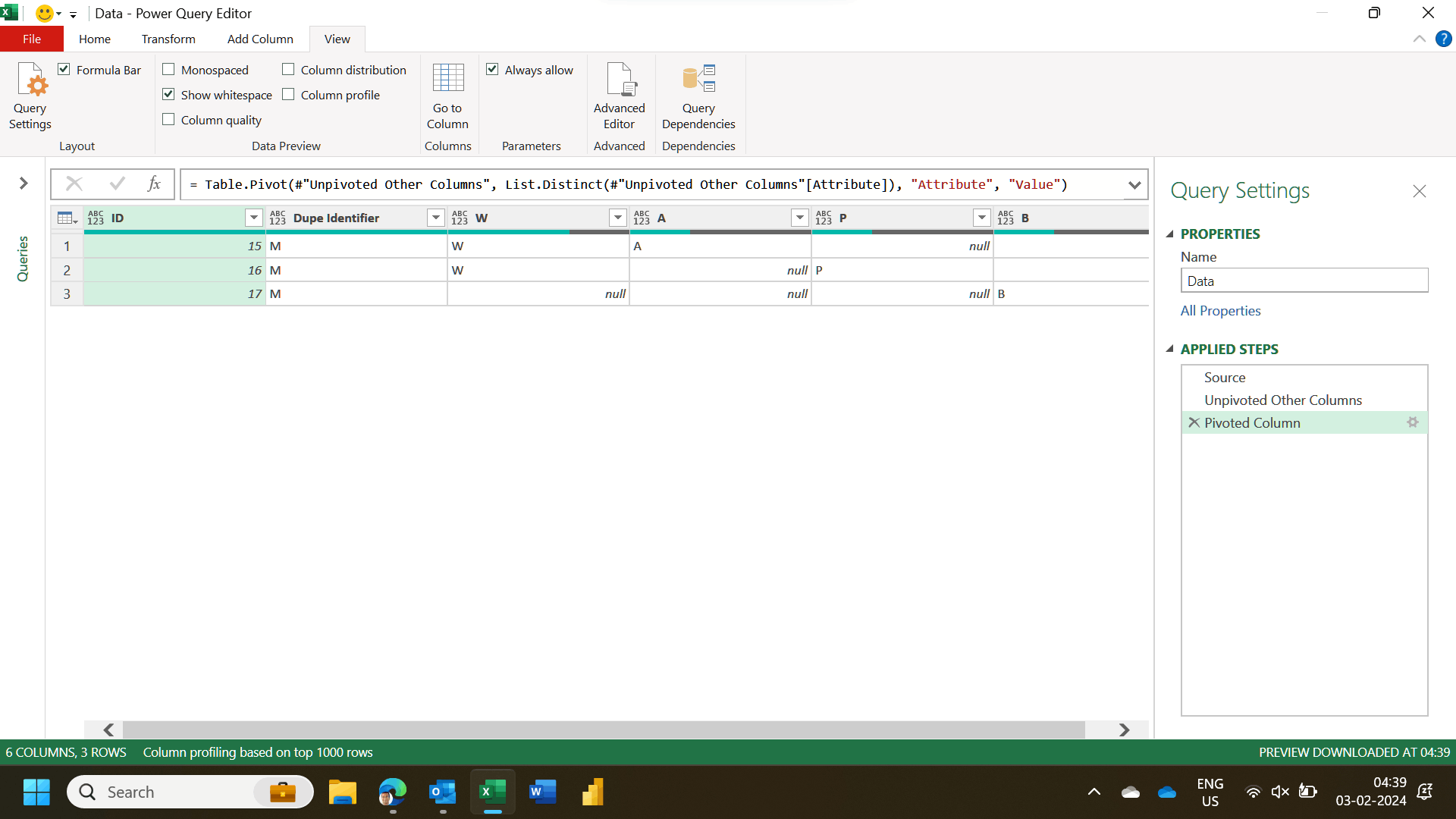 Combine Data in Rows with Duplicates and Unique Values - Microsoft Q&A