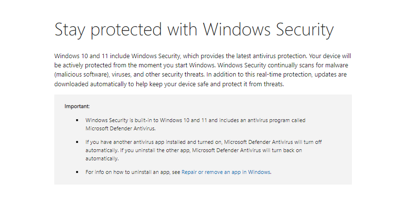 real-time protection is not turning on - Microsoft Q&A