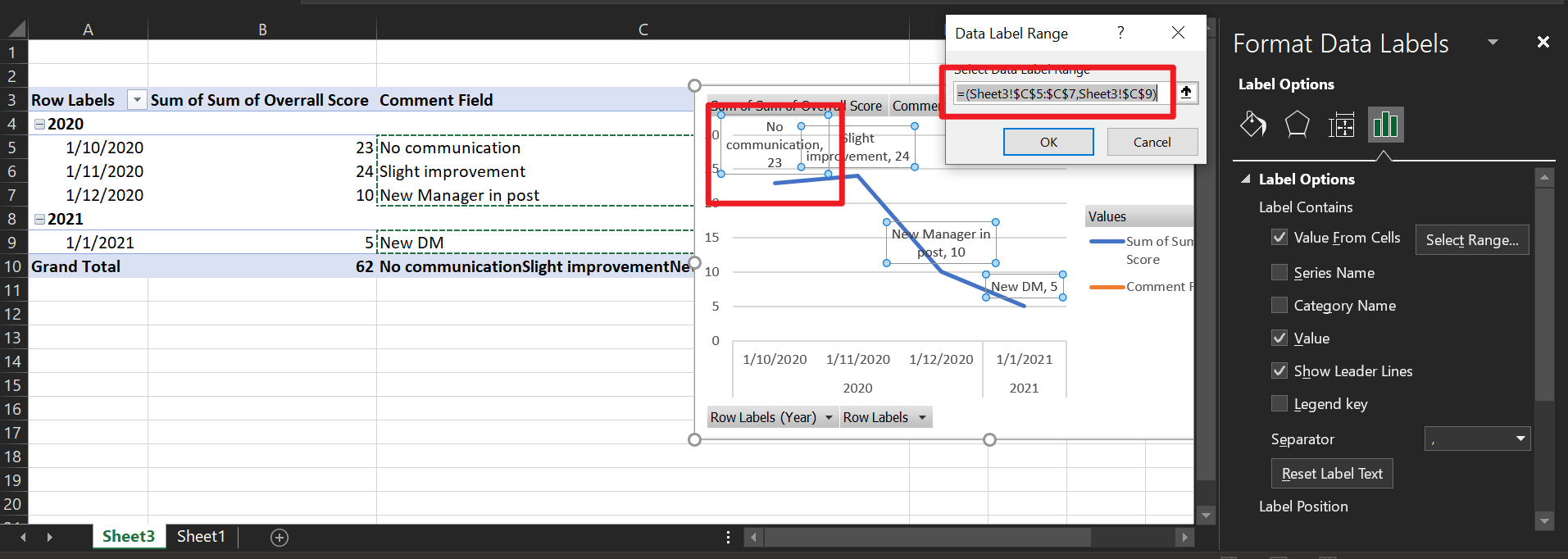 Showing Comments in a PivotChart - Microsoft Q&A