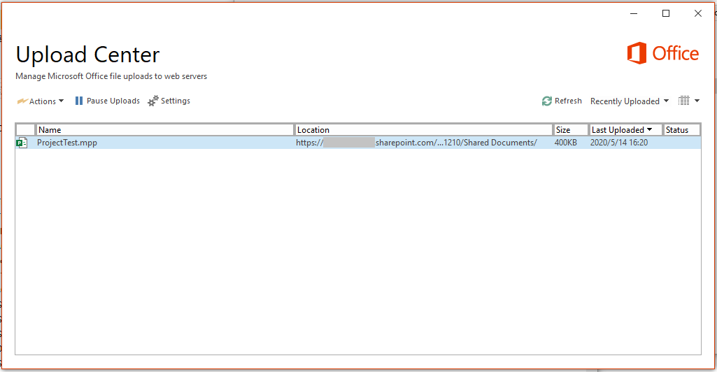 Caching issue for Microsoft Project Files stored on Sharepoint Online ...