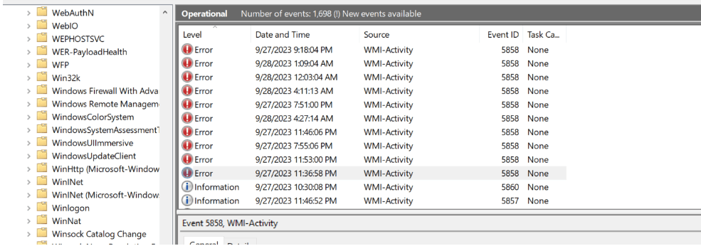 WMI consuming High CPU and Memory in Windows Server 2022 - Microsoft Q&A