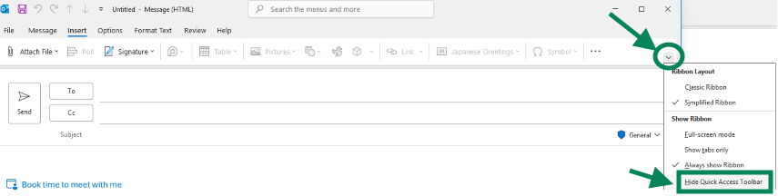 In the new October 2025 Outlook where is the collapse all button ...