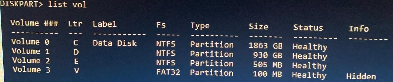 Windows 10 booting problem - volume letters changed, system and boot ...
