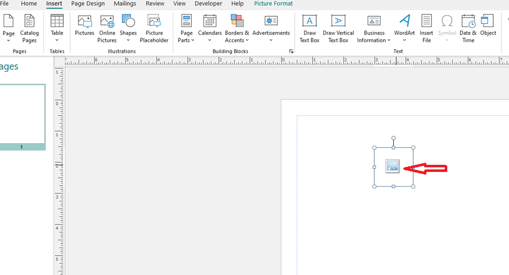 When using image placeholders in individual pages or when merging a ...
