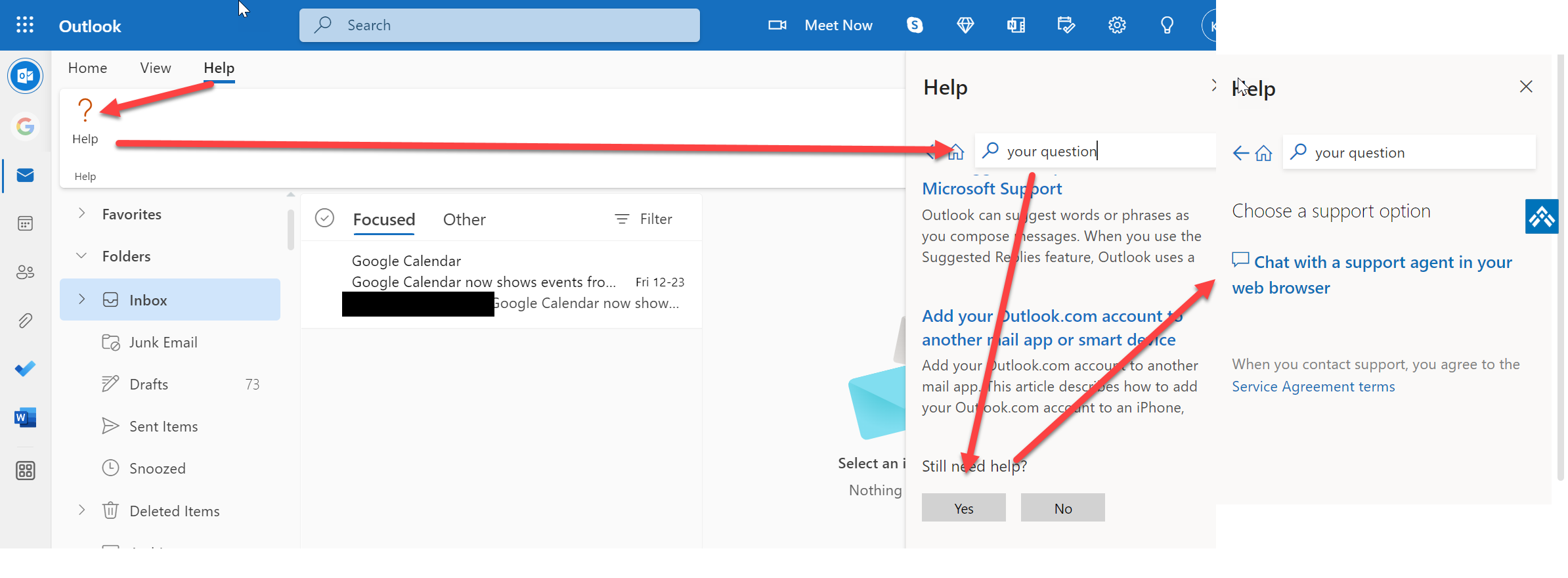 Outlook Help
