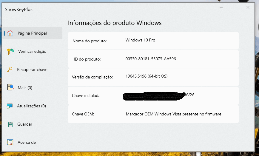 Alguém sabe como corrigir esse erro e ativar o Windows
