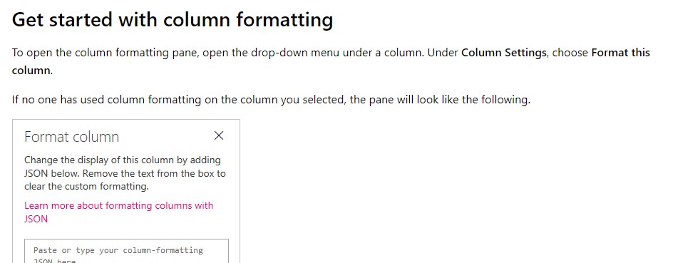SharePoint Online List formatting - Microsoft Q&A
