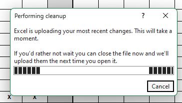 Excel Updating Recent Changes & Sharing Issue - Microsoft Q&A