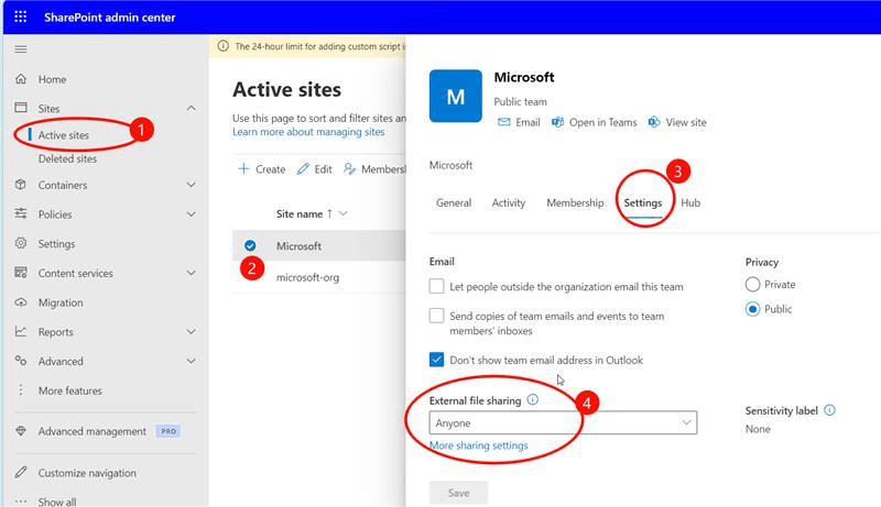 Sharepoint Site - for external users who don't have a Microsoft account ...