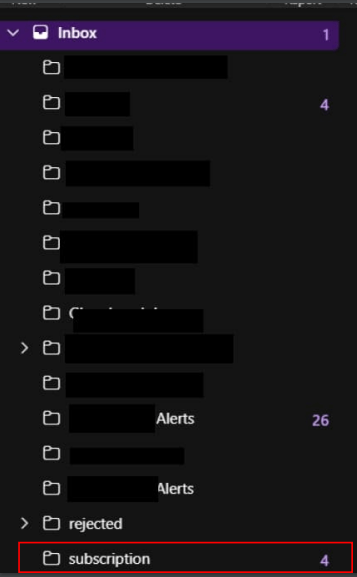 This Subscription folder in my Inbox is making me crazy. My mailbox ...