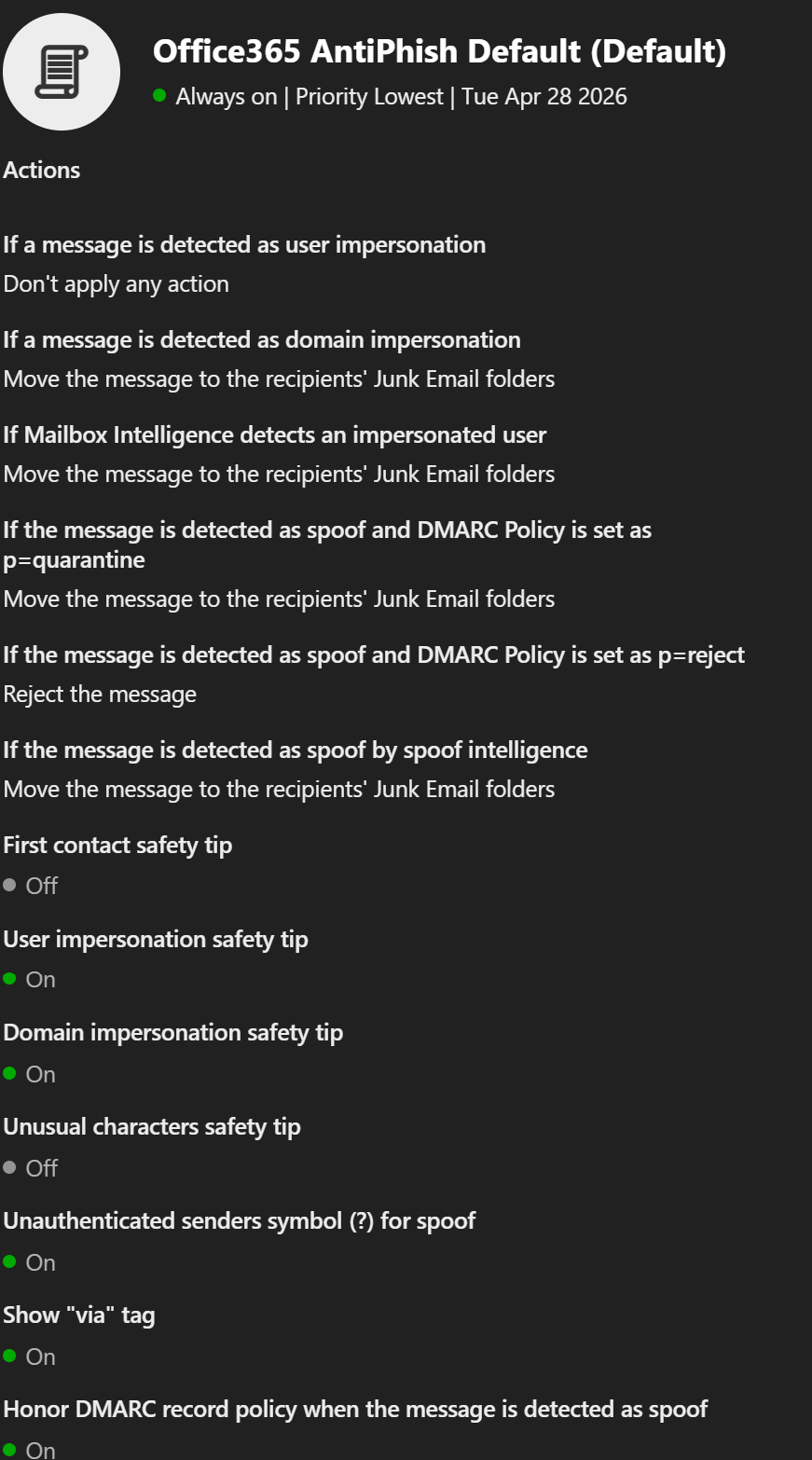 Unable to disable quarantine notifications - Microsoft Q&A