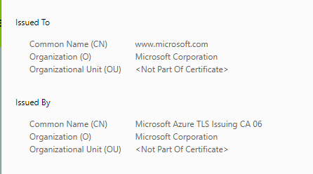 Security Warning on Microsoft.com - Need assistance verifying website ...