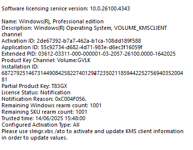 Active Windows watermark after updating PC - Microsoft Q&A