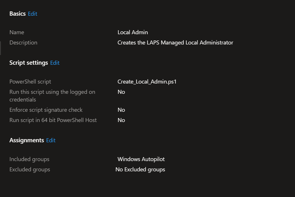 Creating a Local Admin Account for LAPS to Pull Microsoft Q&A