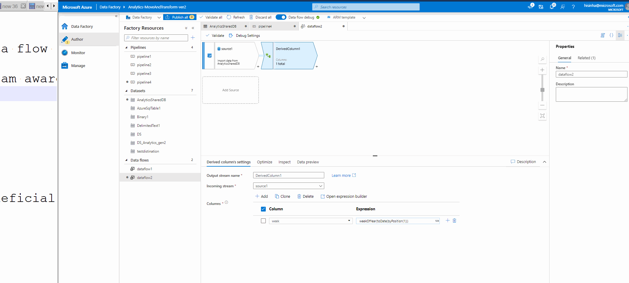 Is there an Azure Data Factory Function to Get the Week Number of the ...
