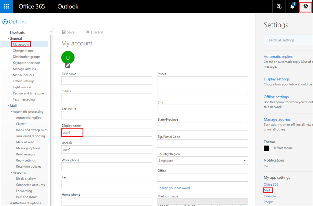 Change User Name in MS Exchange Outlook 365 - Microsoft Q&A
