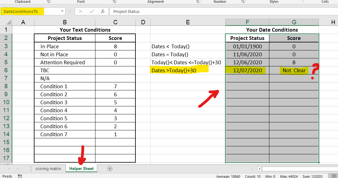 Excel, IF nested function (Date and text) enquiry - Microsoft Q&A