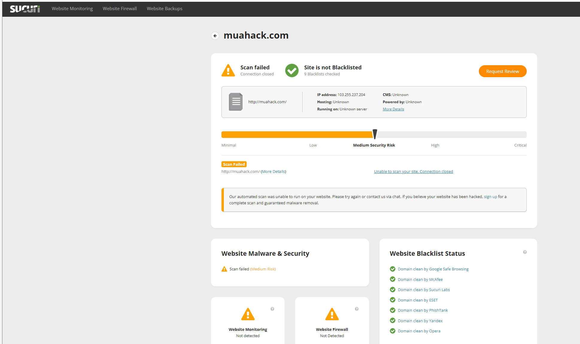 Our website is blocked by Windows Defender. How do we fix it ...